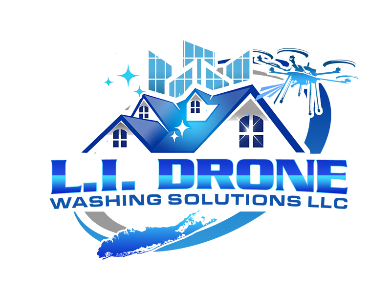 Long Island Drone Washing Solutions LLC Logo Design