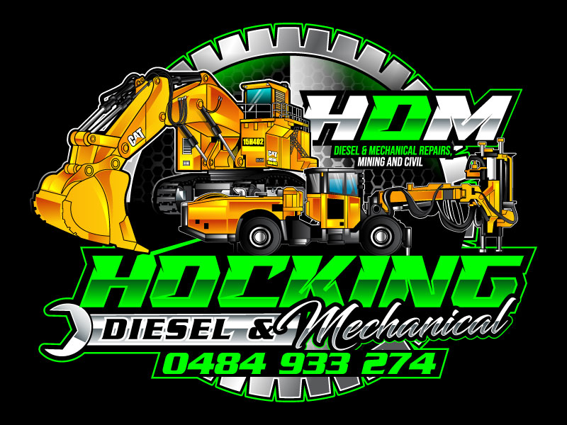 Hocking Diesel & Mechanical logo design by LogoQueen