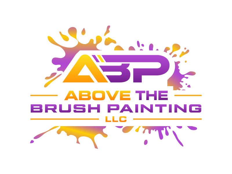 Above The Brush painting LLC logo design by subrata