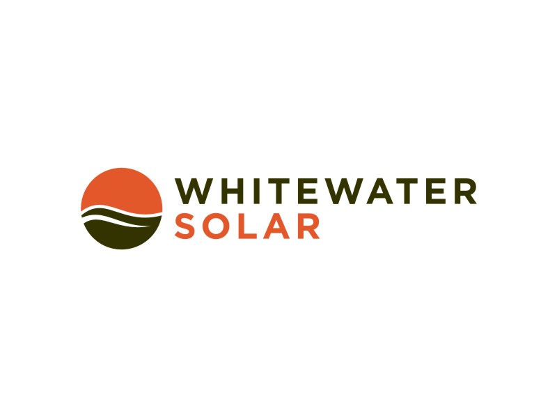Whitewater Solar logo design by logitec