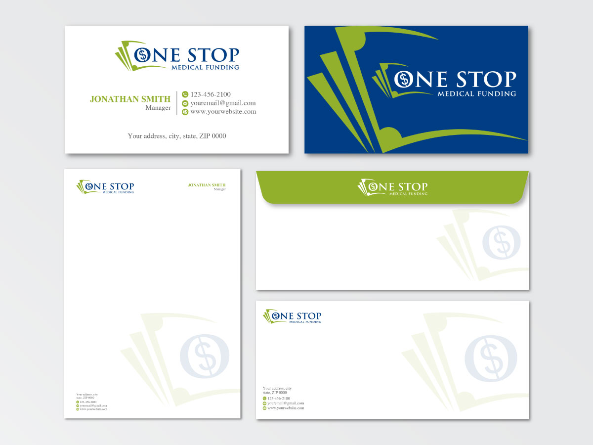 One Stop Medical Funding logo design by Boomstudioz