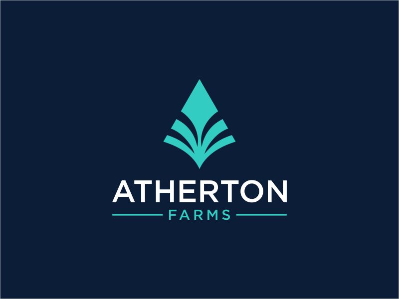 ATHERTON FARMS logo design by nessa