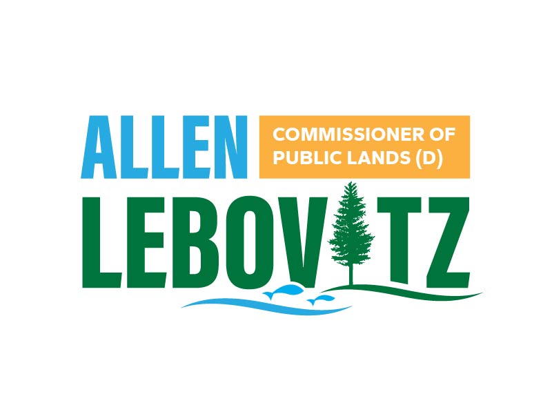 Allen Lebovitz  -- Commissioner of Public Lands (D) logo design by biaggong