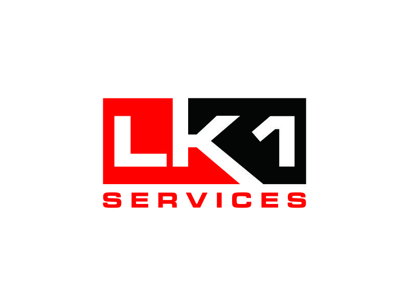 LK1 Services logo design by ozenkgraphic
