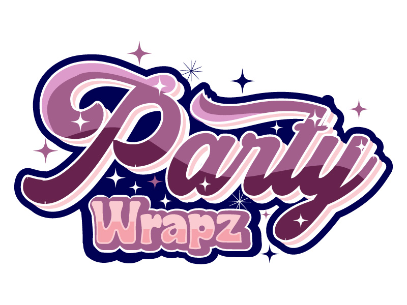 Party Wrapz logo design by LogoQueen