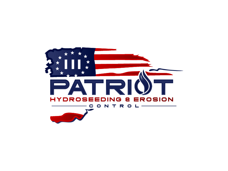 Patriot Hydroseeding & Erosion Control logo design by keptgoing