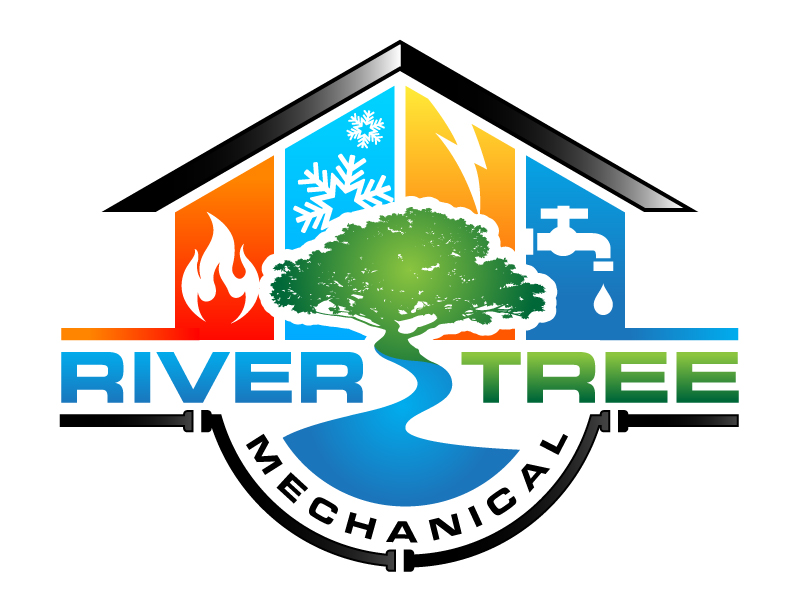 Rivertree Mechanical logo design by daywalker