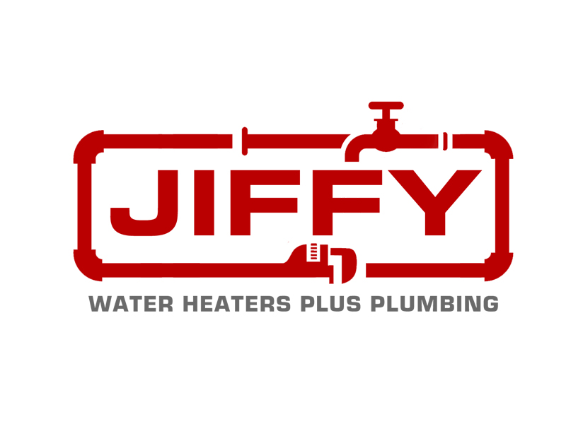 Jiffy Water Heaters plus Plumbing logo design by senja03