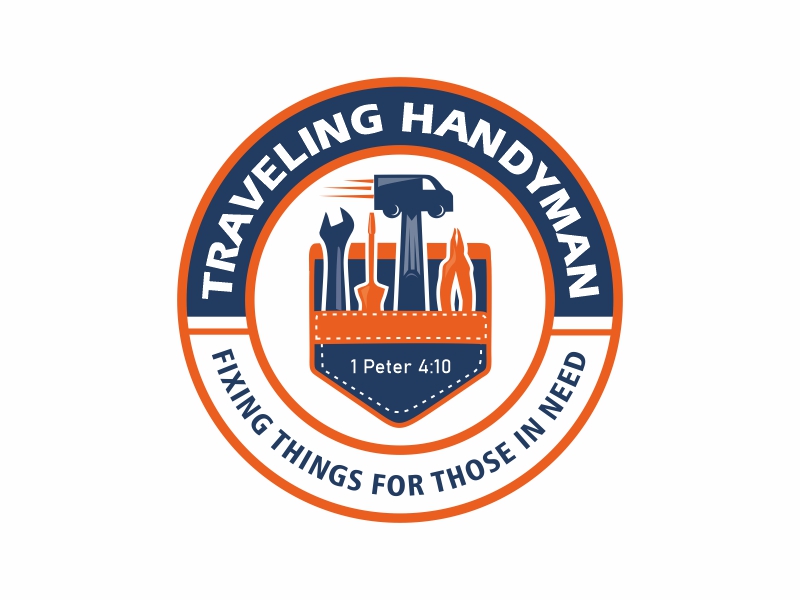 Traveling Handyman logo design by ruki