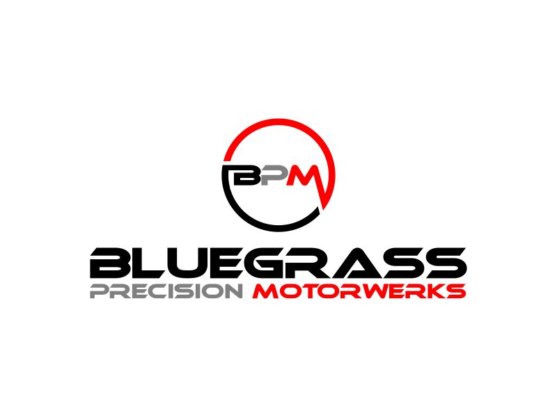 Bluegrass Precision Motorwerks logo design by Diponegoro_