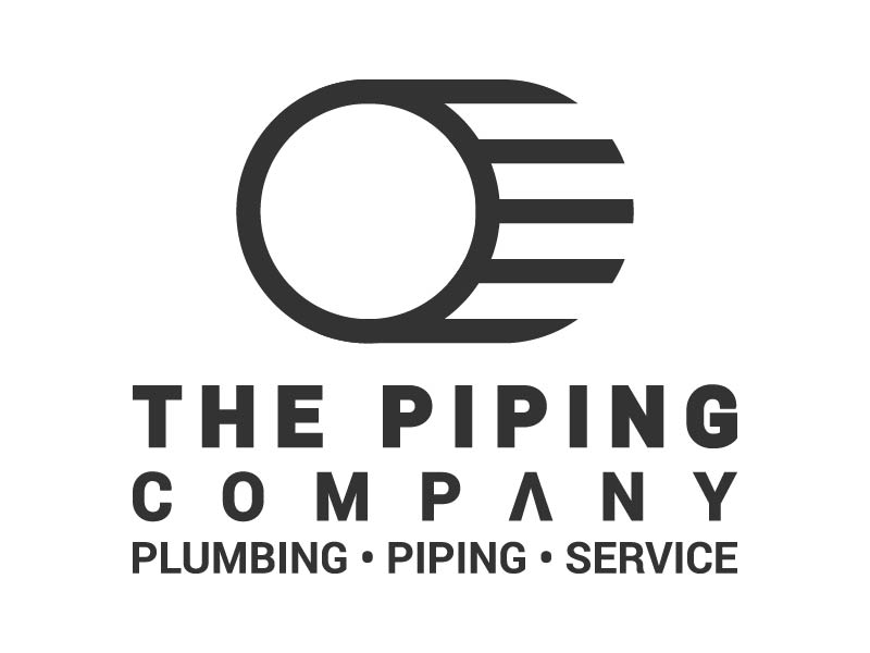 The Piping Company // Plumbing • Piping • Service logo design by Osama Salem