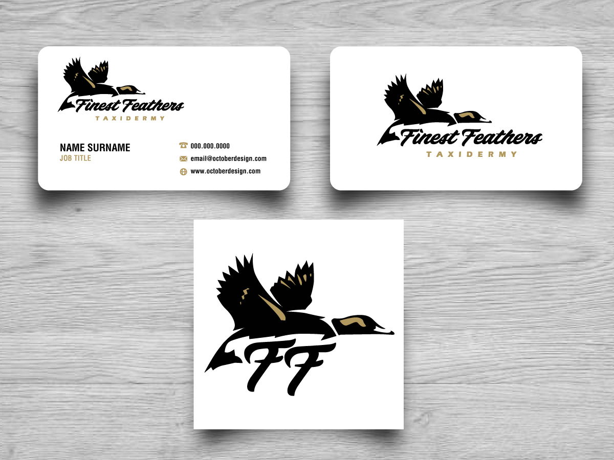 Finest Feathers taxidermy logo design by jaize