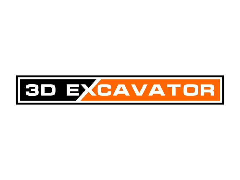 3D Excavator logo design by FaniLa