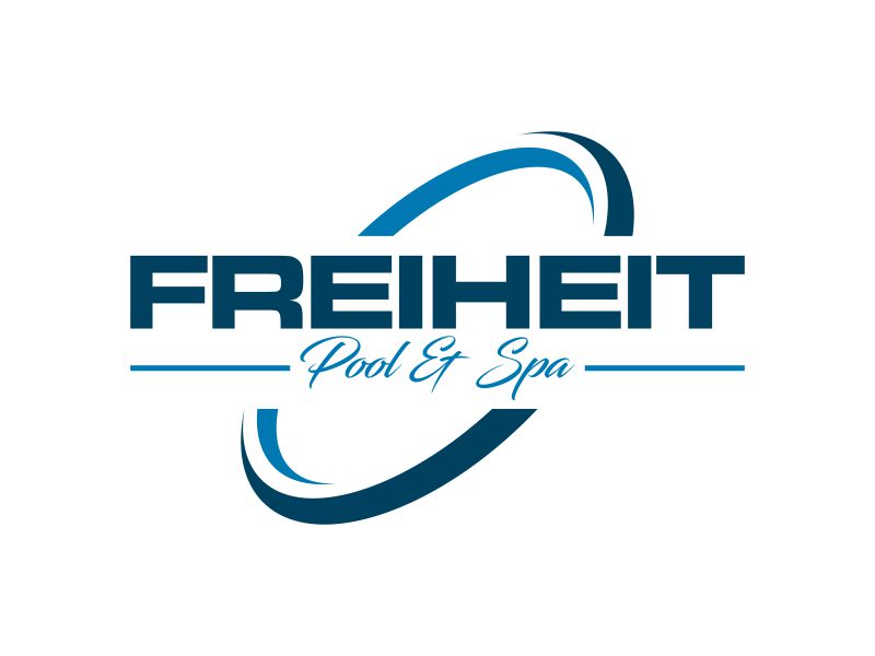 Freiheit Pool & Spa logo design by dewipadi