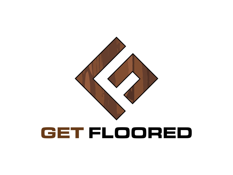 GET FLOORED logo design by qqdesigns