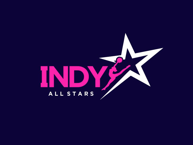 Indy All Stars logo design by WhapsFord