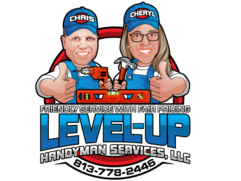 Level-Up Handyman Services, LLC logo design by logofighter