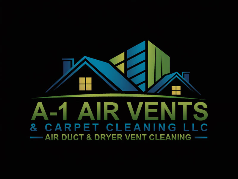 A-1 Air Vents & Carpet Cleaning LLC logo design by jandu