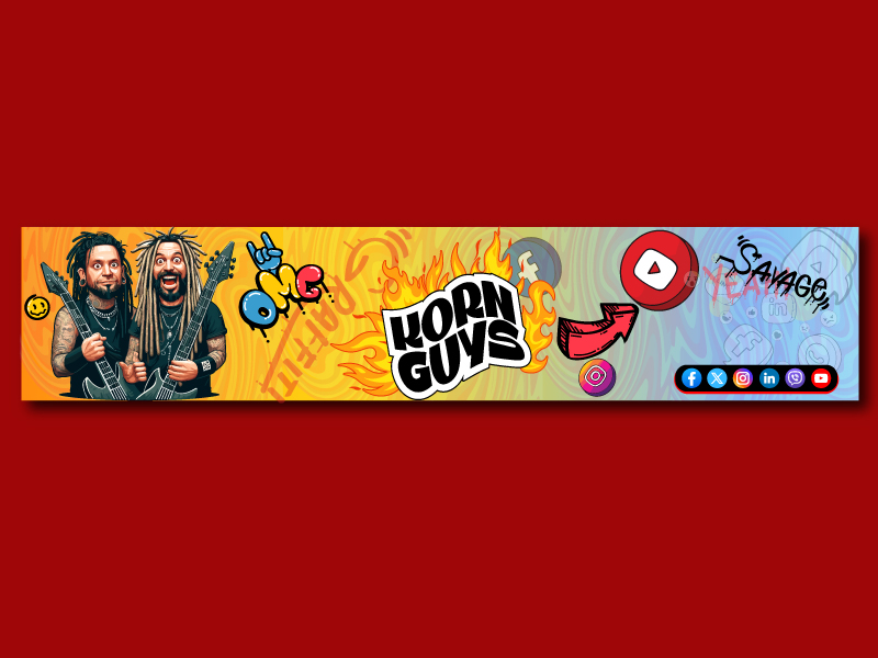 Korn Guys logo design by Ebad uddin