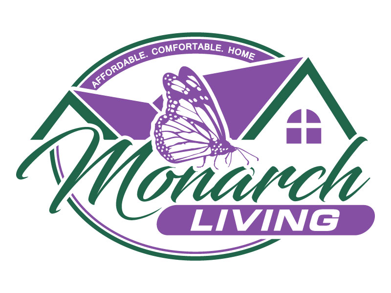 Monarch Living logo design by LogoQueen
