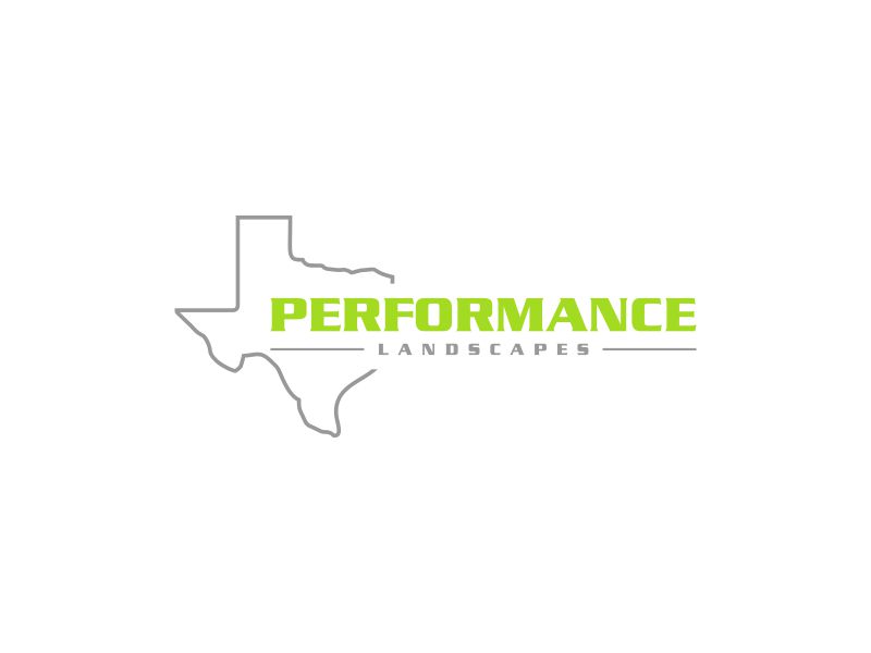 PERFORMANCE LANDSCAPES logo design by Gedibal