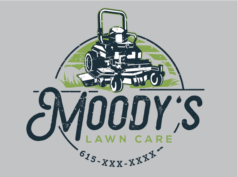 Moody's Lawn Care logo design by DreamLogoDesign