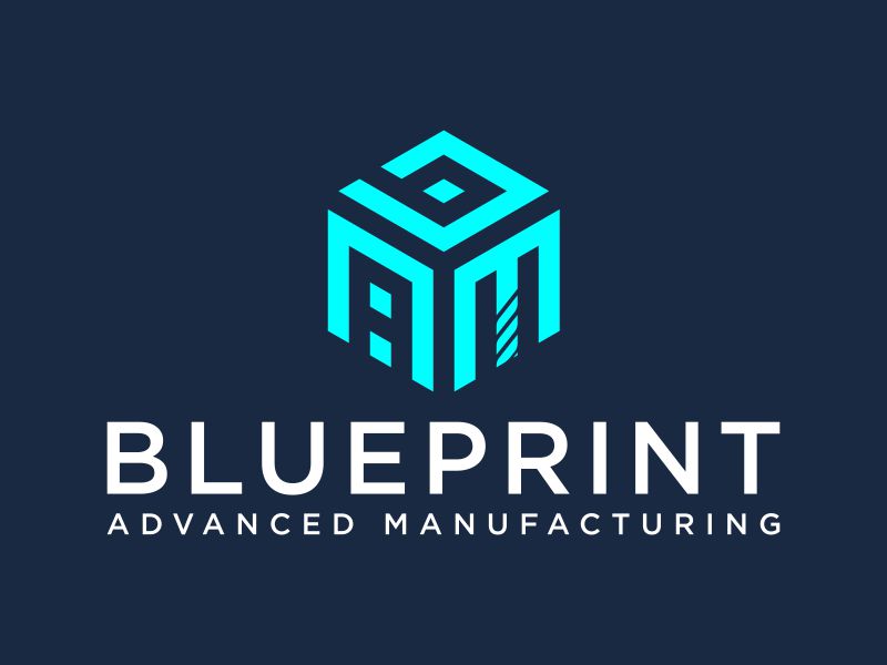 Blueprint Advanced Manufacturing logo design by rakuten