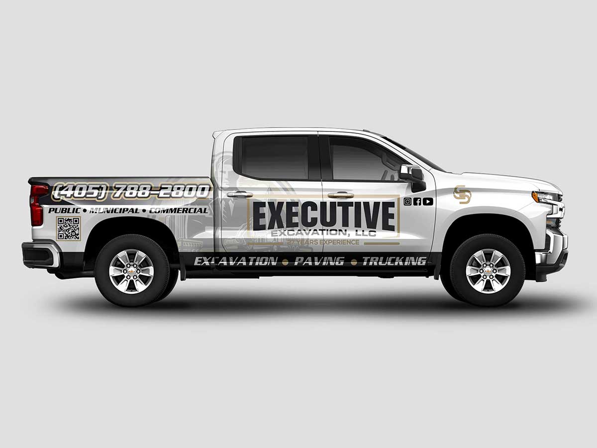 Executive Excavation, LLC logo design by grea8design