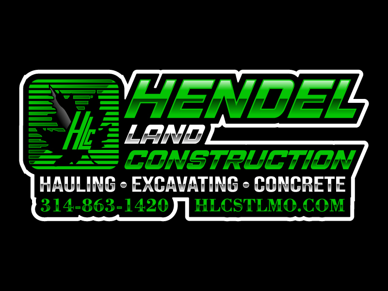 Hendel Land Construction logo design by Gilate