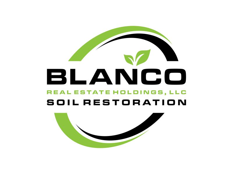 Blanco Real Estate Holdings, LLC Soil Restoration logo design by kozen