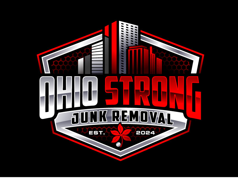 OHIO STRONG JUNK REMOVAL logo design by REDCROW