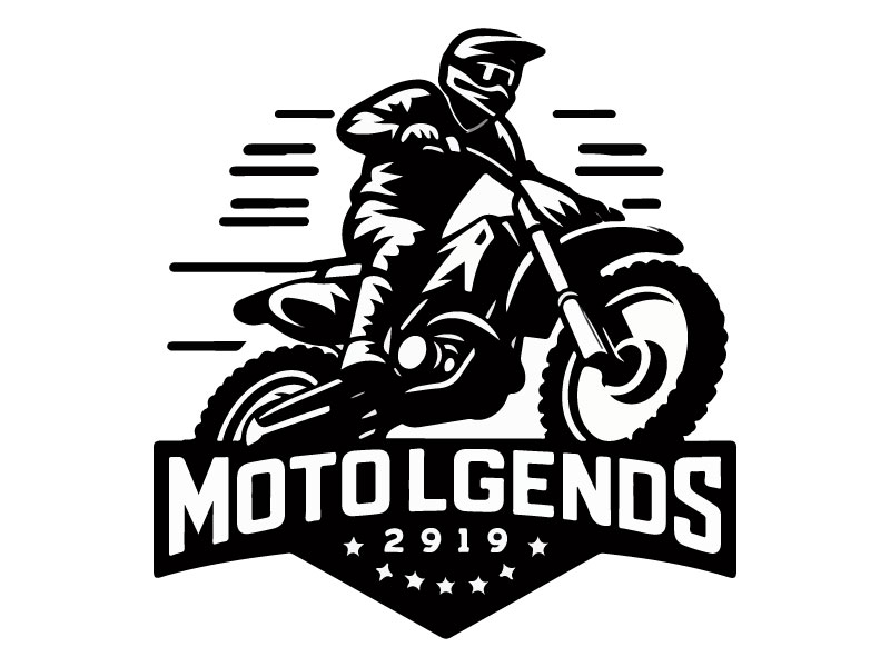 The MOTO Legends logo design by Rahul Biswas