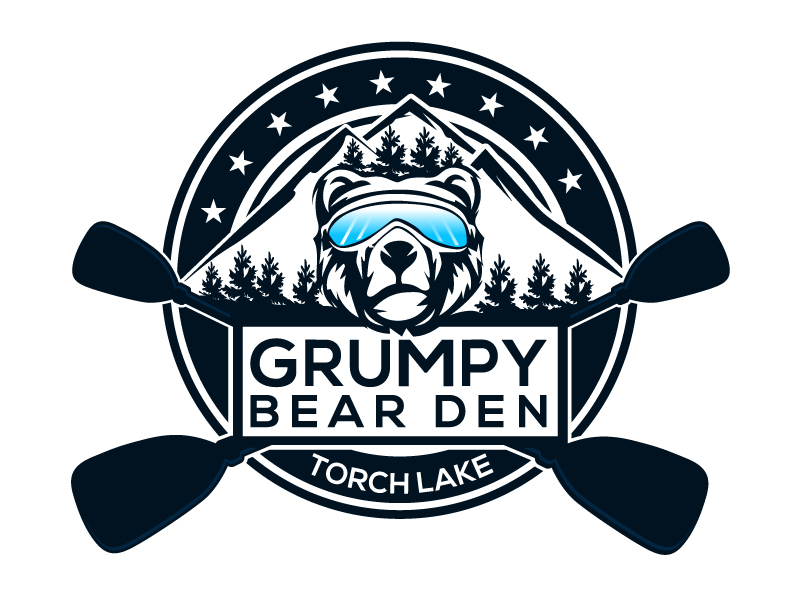 Grumpy Bear Den -Torch Lake logo design by Rahul Biswas