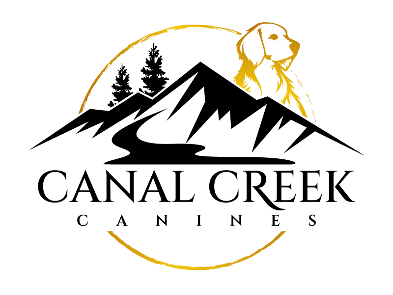 Canal Creek Canines logo design by Gilate