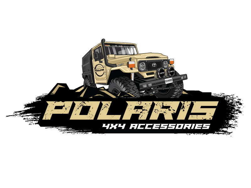 Polaris 4x4 Accessories logo design by mawanmalvin