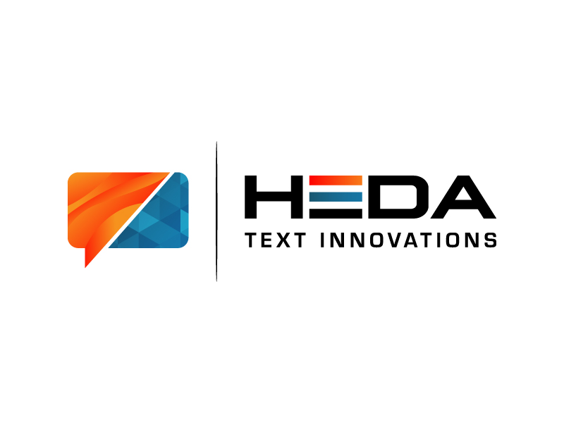 Heda Text Innovations logo design by PRN123