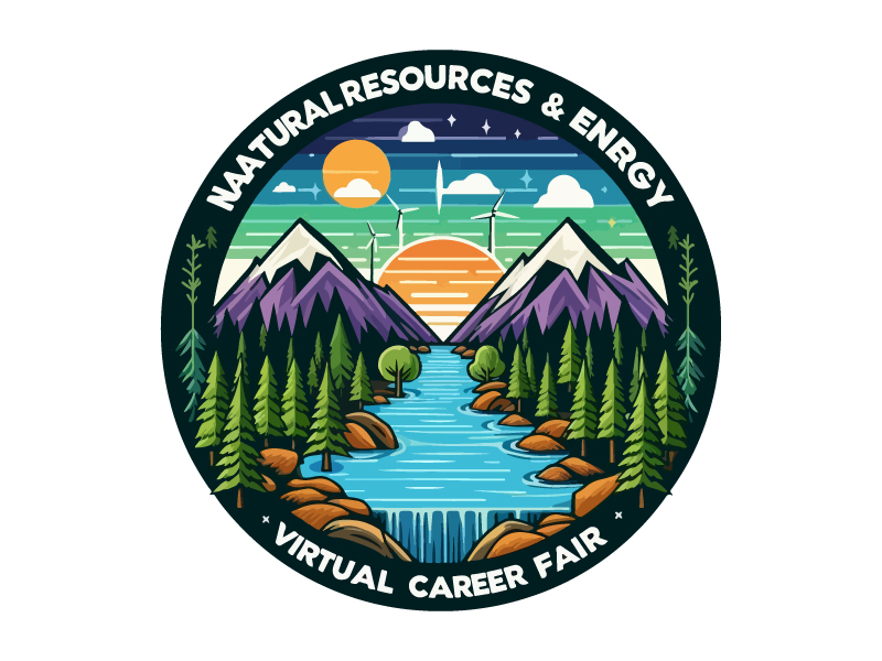 Natural Resources & Energy Virtual Career Fair logo design by Rahul Biswas