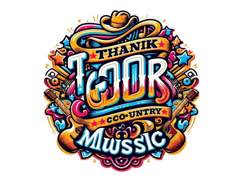 I Think God For Country Music logo design by Rahul Biswas