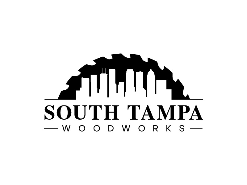 South Tampa Woodworks logo design by keptgoing