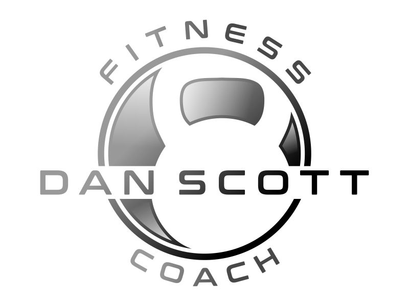 Dan Scott fitness coach logo design by graphicstar