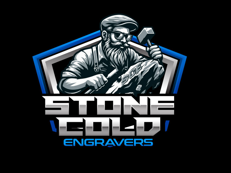 Stone Cold Engravers logo design by mawanmalvin