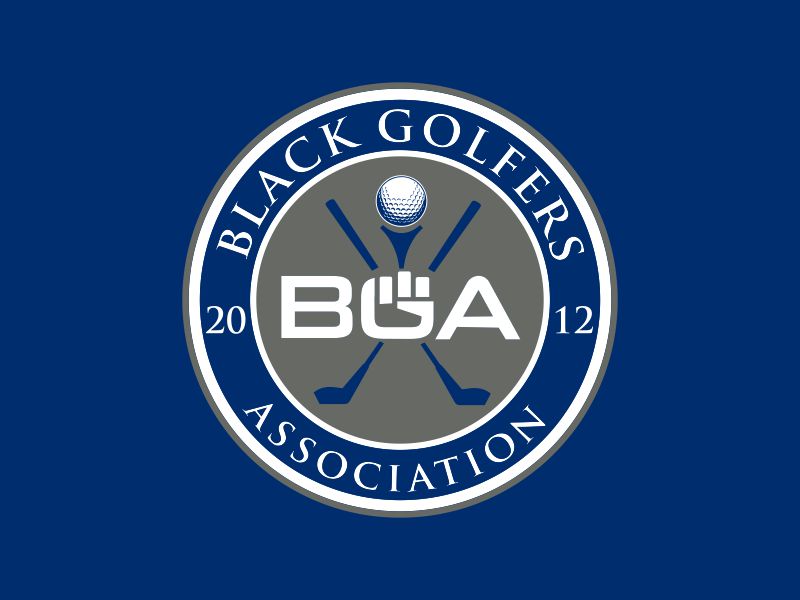 BGA Black Golfers Association logo design by oke2angconcept