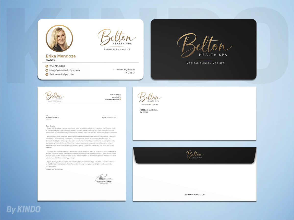 Belton Health Spa logo design by Kindo