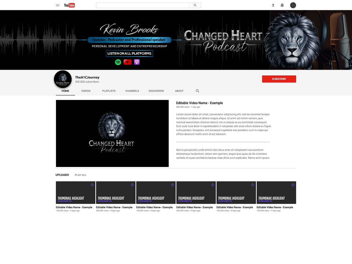 Changed Heart Podcast logo design by grea8design