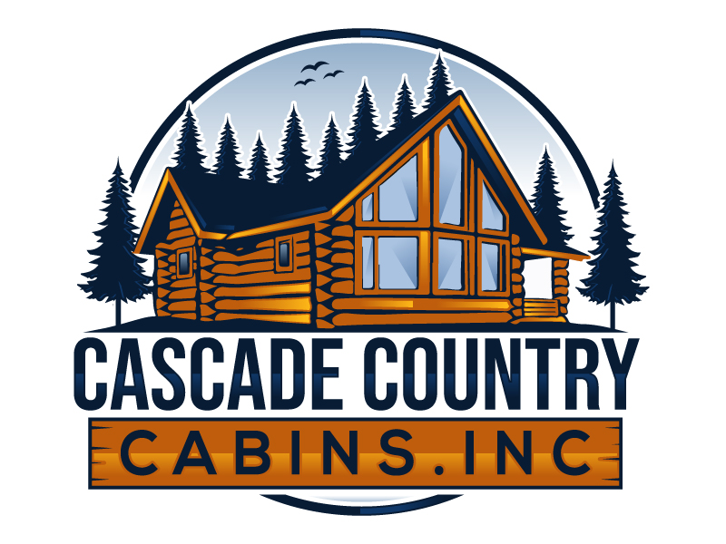 Cascade Country Cabins logo design by Rahul Biswas