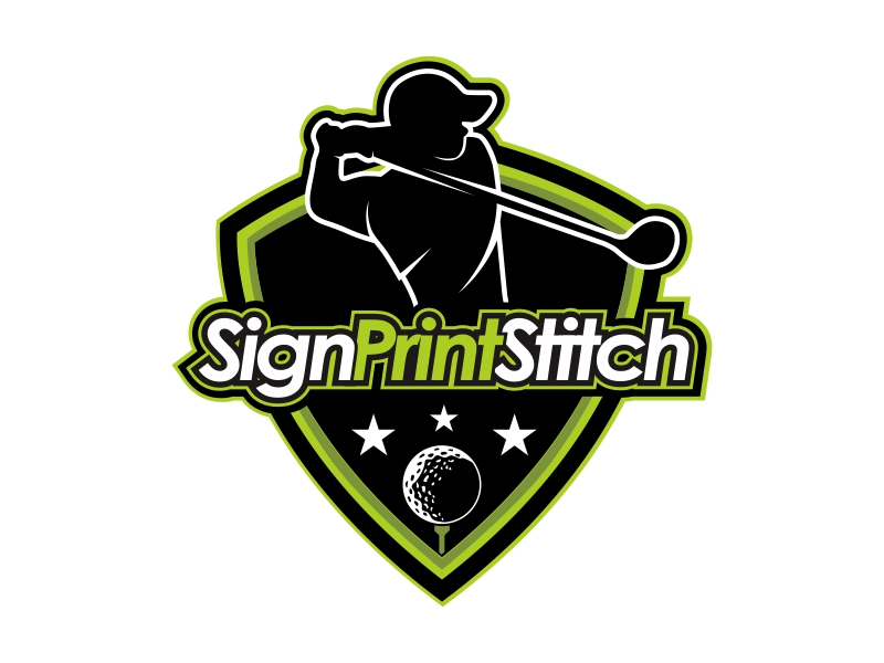 Sign Print Stitch logo design by qqdesigns
