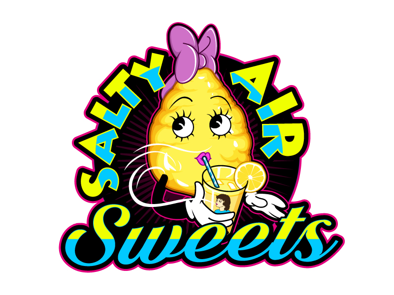 Salty Air Sweets logo design by DreamLogoDesign