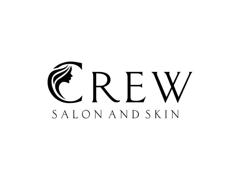 Crew salon and skin logo design by done