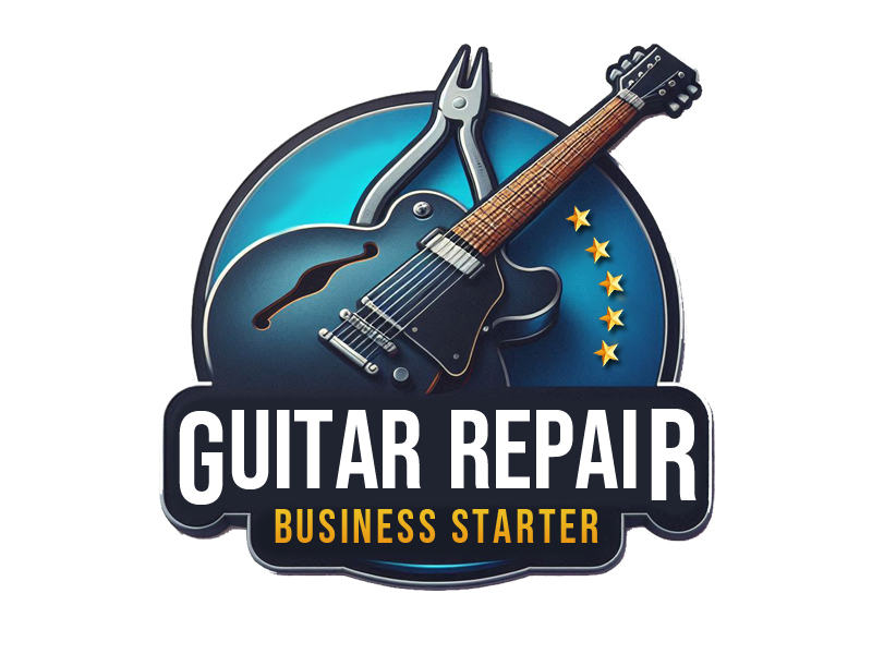 Guitar Repair Business Starter logo design by Febriyani