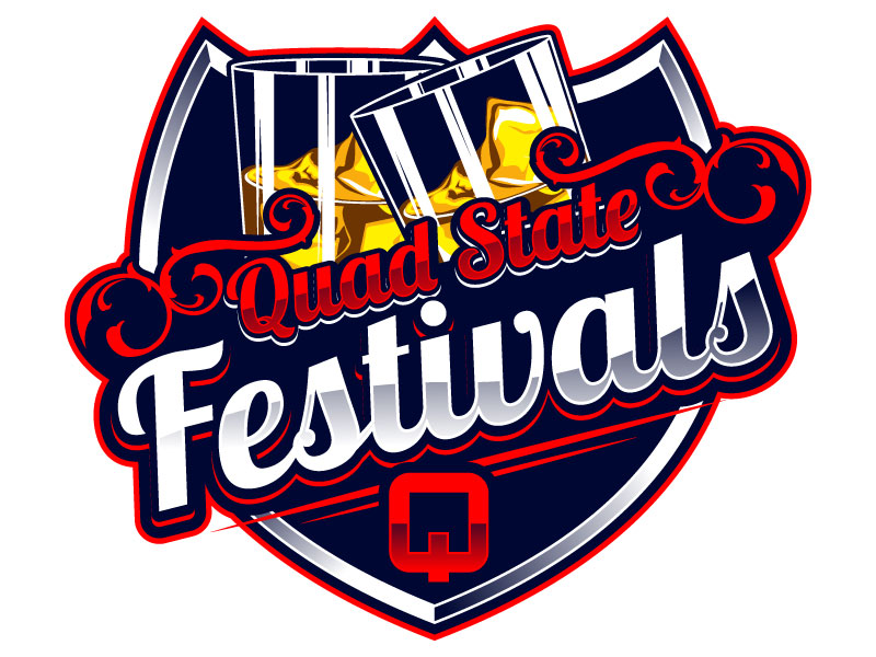 Quad State Festivals logo design by LogoQueen